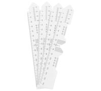 Righelli distanza interpupillare in PVC 4 pezzi leggeri e precisi | Scala chiara per letture accurate, facili da pulire, adatti a ottici e utenti privati, per misurazioni rapide in movimento