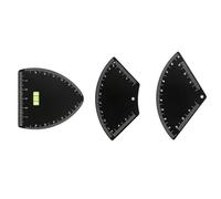 Righelli ergonomici per modellare le sopracciglia a doppio scopo con marcatura chiara per risultati di trucco bilanciati Guida per sopracciglia