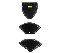 Righelli ergonomici per modellare le sopracciglia a doppio scopo con marcatura chiara per risultati di trucco bilanciati Righelli per sopracciglia