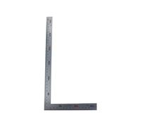 Righelli In Acciaio Inox Righello a forma di L in acciaio inossidabile, strumento misurazione bifacciale, angolo dritto 90 gradi, for ufficio e scuola(15x30cm)