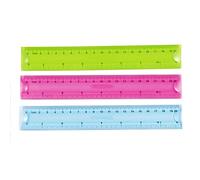 Righelli in plastica riutilizzabili da 1 Pezzo Regola per Cucire in Scala Pieghevole Morbida da 20 cm per Studenti delle scuole Colore Casuale Conveniente e Durevole