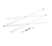 Righelli professionali in scala da 50 cm Righelli da disegno Pantografo Riduttori pieghevoli Ingranditore Strumento Artigianato Strumento multiuso Goniometro Inclinometro Calibri Modello di