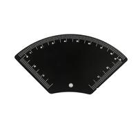 Righelli professionali per contornare le sopracciglia con marcatura del centimetro e modello di precisione di allineamento dell'equilibrio per strumento di misurazione del trucco