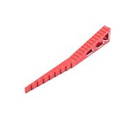 Righello 2-In-1 In Lega di Alluminio per Altezza di Marcia e Inclinazione per Auto da Turismo RC 1/10 e Auto da Drift, Rosso