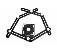 Righello 6 braccia multifunzione in alluminio - tipo professionale per falegname