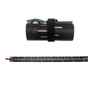 Righello a nastro per misurare pesci, 110 cm di lunghezza, impermeabile, in PVC, scala a doppia unità per misurazioni accurate in tutte le condizioni atmosferiche di pesca (110 x 8 cm)
