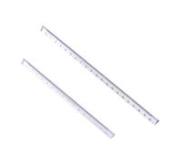 Righello a scala triangolare trasparente | 2/6 Pz, Disegno Architettonico for Planimetrie Mappe Del Sito: Scale Marcate Al Laser(2pcs)