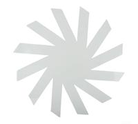 Righello a spirale intrecciato per progetti di cucito e trapuntatura fai da te, materiale PET, ausilio per tessitura di precisione (38 cm)