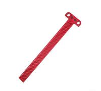 Righello a T in lega di alluminio per la lavorazione del legno, con scala trasparente, per falegnameria, dimensioni 160/260/400 mm (260 mm)