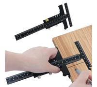 Righello a T, righello per la lavorazione del legno Strumento per scriba | Versatilità Practical Scribe Tool Woodworking for Carpenter