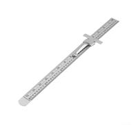 Righello Acciaio 15cm Metrico e per imperiale Precisione Righello | Scale metriche e imperiali incise, precisione 1/32", per ideale per disegno tecnico e misurazioni accurate