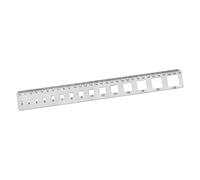 Righello accurato dell'acciaio inossidabile con i fori quadrati rotondi per la resistenza di errore accurata di misura 0.5mm di ingegneria