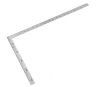 Righello ad angolo retto da 90 gradi, 250 x 500 mm, più spesso, for la lavorazione del legno, for ufficio, in acciaio inossidabile. Piazza del carpentiere