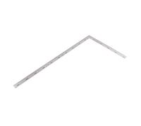 Righello ad angolo retto in acciaio inox 90 gradi angolo quadrato righello metrico 25x50 cm