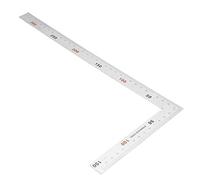 Righello Ad Angolo Retto, Righello a Forma di L 90 Gradi in Acciaio Inossidabile, Strumento Quadrato in 2 Diverse Dimensioni di Scala per Ingegnere Falegname 1 Pz (500 mm*250