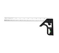 Righello ad angolo retto Strumenti for carpenteria for la lavorazione del legno Combinazione Goniometro ad angolo quadrato 45 Strumenti di misurazione regolabili ad alta precisione Piazza del carpenti