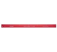 RIGHELLO ALLUMINIO ANTISCIVOLO RED 60CM