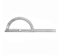 Righello angolare bloccabile in acciaio inossidabile con rotazione di 0 180 gradi per misurazioni precise in riparazione auto e costruzione uso