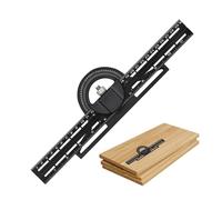 Righello angolare combinato, quadrato di misurazione regolabile da 0 a 360 gradi, per la lavorazione del legno, quadrato, per misurare, scrivere, disegnare