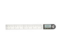Righello angolare del display digitale - acciaio inossidabile 2 in 1 righello e protrattore, calcolo digitale accurato rapido, blocco dei dati e display rotabile, multifunzionale (type 1)