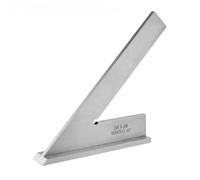 Righello angolare in acciaio inossidabile costruito secondo le specifiche DIN875/2 per la precisione angolare nella calibrazione e nell'allineamento dei dispositivi (200x130mm B)