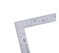 Righello angolare in acciaio inox L, righello a forma di 90 gradi, righello ad angolo retto, telaio da falegname, righello quadrato per la lavorazione del legno, strumento di misurazione per ingegneri