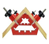 Righello angolare per angolo retto, misuratore di precisione in lega di alluminio per 90 gradi, strumenti per la misurazione 'angolo, per la lavorazione del legno, lavori di costruzione