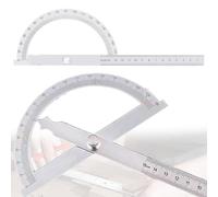 Righello angolare per la lavorazione del legno, goniometro angolare, goniometro multifunzione di precisione per tracciare linee, disegnare cerchi, misurazione della lunghezza, fai da te