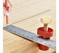 Righello angolare per tenone di carta Morsetto ausiliario Righello ad angolo retto D