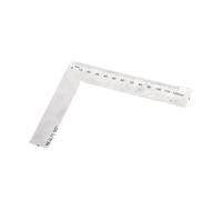 Righello angolato ergonomico in acciaio inox, design resistente per una lavorazione accurata del legno, disegno tecnico, strumento angolare leggero per la lavorazione dei metalli