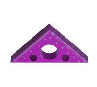 Righello Angolato In Lega Alluminio Da 45 Gradi Metrico E In Pollici Layout Travi Triangolo Quadrato Per Falegname Triangolo Per La Lavorazione Del Legno