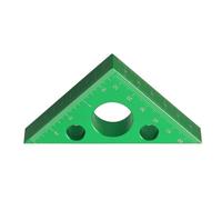 Righello Angolo Retto Righello Triangolare In Alluminio Da 45/90 Gradi Con Entrambi Imperiali E La Metrica Quadrato Carpentiere Quadrato Carpentiere