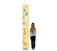 Righello Appeso per Misurare l'Altezza dei Bambini | Grafico Crescita con Design Adorabile | Decorazione Murale Rimovibile e Riutilizzabile | Regalo Perfetto per Ragazzi e Ragazze (Giraffa)
