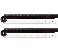 Righello bianco e nero 30 cm fai da te regole di disegno righello pieghevole righello di disegno strumento di misura ufficio usareFunzionamento facile