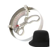 Righello Cappello - Righello In Alluminio | Misuratore Di Circonferenza Della Testa | Righello Di Circonferenza Interno Del Cappello Leggero Per Cucito, Fatto A Mano, Imbottito, Tessuto A Maglia