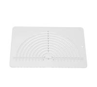 Righello circolare per quilting in acrilico trasparente resistente, misurazione precisa, cucito, quilting, uso domestico