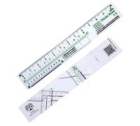 Righello CLPA da 12" senza calcoli matematici per la regola dei terzi - Flessibile in PETG trasparente | Divisione proporzionale senza aritmetica | Disegno, progettazione e impaginazione