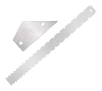 Righello Con Bordo Dritto Dentellato Per Manico Di Chitarra Righello In Acciaio Inossidabile Per Livellare I Tasti Della Chitarra Strumento Per Liutaio(Silver 1)