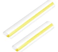 Righello con ingrandimento - 2 pezzi in acrilico trasparente | Righello con ingrandimento 2X per la lettura di documenti di disegno per la costruzione di aule scolastiche Istruzioni Giornale Mahjong B