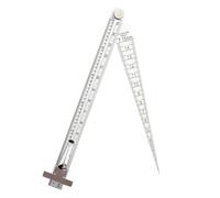 Righello conico da 0-15 mm, calibro di profondità for saldatura in acciaio inossidabile, ispezione dei fori for strumento di misurazione