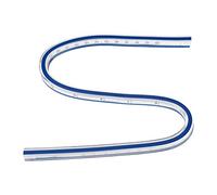 Righello Curva Flessibile in Plastica, Strumento di Misurazione Infrangibile per Disegni Tecnici, Grafica e Abbigliamento, 40cm