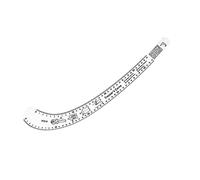 Righello curvo francese per cucire modelli alla moda per realizzare pantaloni curvi