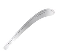 Righello curvo in metallo for cucito for design di moda, modellistica e sistema metrico 32 cm 48 60(61cm)