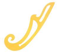 Righello Curvo Multiuso da Cucito per Studenti e Designer, Giallo | Plastica Liscia senza Sbavature, Pattern a Nuvola, Curve Diverse per Tracciatura e Modellistica