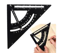 Righello da Carpentiere | Rilevatore di Angolo a 90 Gradi | a Triangolo per Layout ad Angolo Retto | per Falegnameria Pavimenti Piastrelle Cornici per Quadri Artigianato