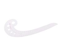 Righello da cucito a forma di virgola per sarto francese per disegno artigianale, righelli e curve in metallo