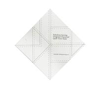 Righello da cucito in acrilico, per patchwork, quilting, strumento di misurazione facile da usare per il taglio di tessuti in acrilico patchwork