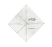 Righello da cucito in acrilico, per patchwork, quilting, strumento di misurazione facile da usare per il taglio di tessuti in acrilico patchwork