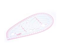 Righello da cucito Righello da sarto Righello Strumento da sarto Forniture artigianali in plastica fatte a mano Righelli di classificazione a forma di patchwork Righello da taglio Vestiti per cucire
