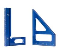 Righello da disegno con linea di misurazione 45/90 gradi per scrittura in metallo lavorazione del legno goniometro quadrato triangolo scala trasparente
